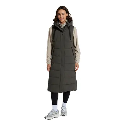 (16 UK, Dark Khaki) Animal Womens/Ladies Comfort Zone Longline Gilet