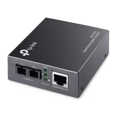 TP-LINK (MC210CS) Gigabit Single-Mode Media Converter, 1x GB Auto-Negotiation RJ45, up to 20km