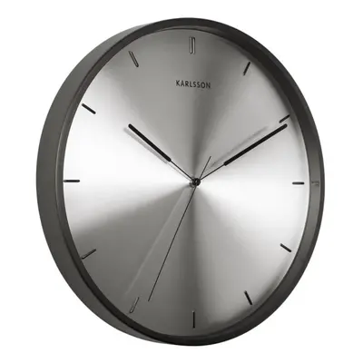 Karlsson 'FINESSE' Wall Clock - Nickel