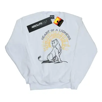 (3XL, White) Disney Mens The Lion King Movie Heart Of A Lioness Sweatshirt