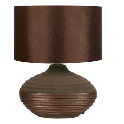 Table Lamp LIMA Porcelain Brown