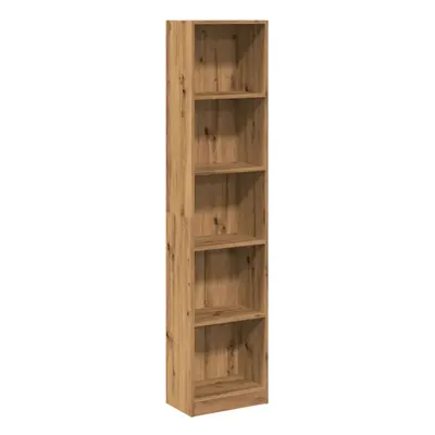 (oak, x x cm) vidaXL Book Cabinet Display Rack Bookshelf Storage Shelf Rack Engineered Wood