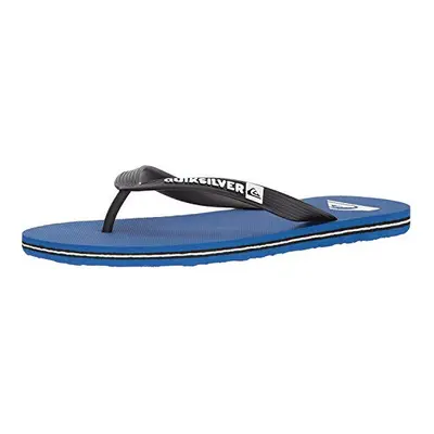 Quiksilver Mens Molokai Point Flip Flop Sandal BlackBlueBlack