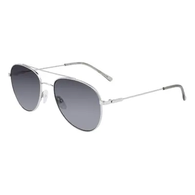 Calvin Klein Women's CK20120S Round Sunglasses Silver 55/18/145