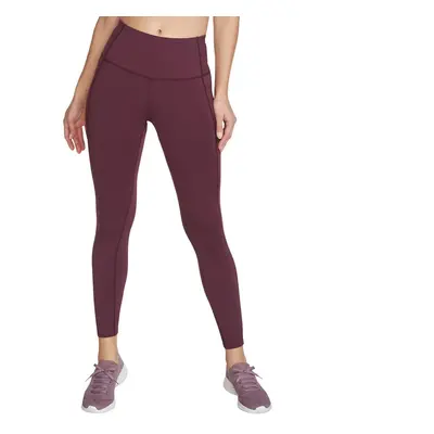 Skechers Women's Go Walk High Waisted Legging Magenta Purple Large