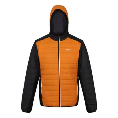 (M, Orange Pepper/Ash) Regatta Mens Trutton II Baffled Padded Jacket