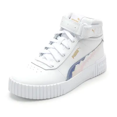 Puma Junior Carina Leather Sneaker White