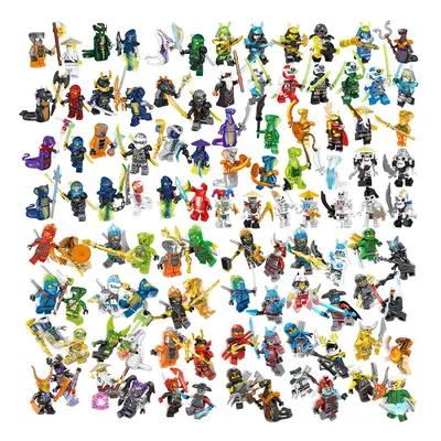 (104PCS-A) Ninja Skeletons Anaconda Tribe MiniFigures Toys Fit Lego Kids Gift