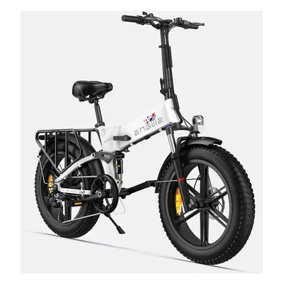 (White) ENGWE ENGINE X Folding Electric Bike, 250W 48V13Ah