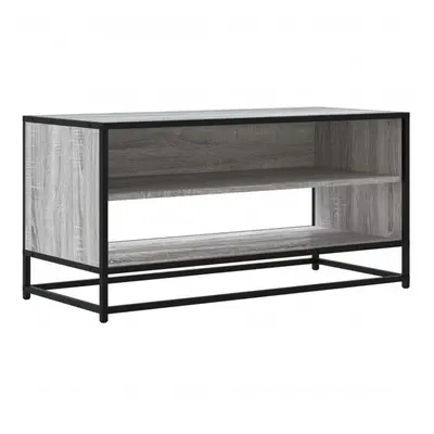 (grey sonoma, x x cm) vidaXL TV Cabinet TV Stand Media TV Unit Engineered Wood and Metal