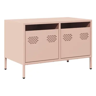 (pink, x x 43.5 cm) vidaXL TV Cabinet TV Stand Media Hifi Cabinet TV Unit Cold-rolled Steel