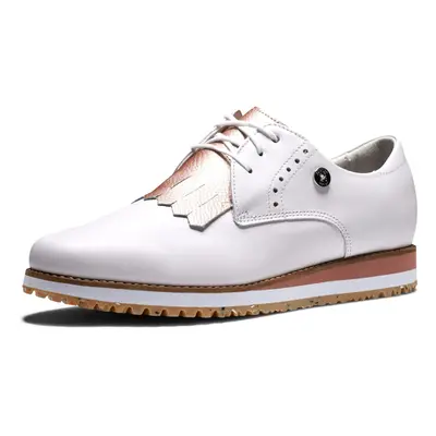 FootJoy Women's Sport Retro Previous Season Style Golf Shoe White/Ros