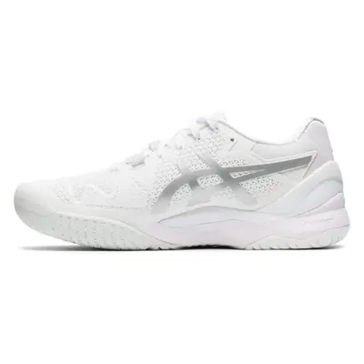 ASICS Women's Gel-Resolution Tennis Shoes 8.5 White/Pure Silver