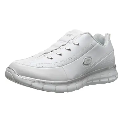 Skechers Sport Women's Elite Class Fashion Sneaker White/Silver XW