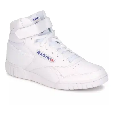 (UK 9) REEBOK Ex O Fit Hi Men's Hi-Shoes WHITE BRAND NEW