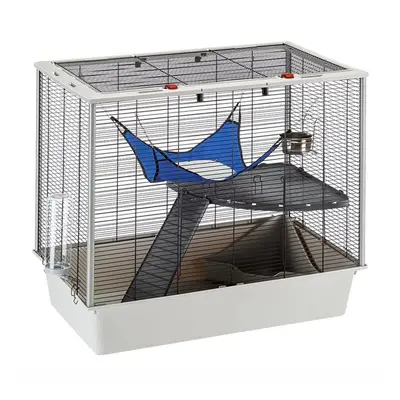 Ferplast comfortable ferret and mice cage FURAT, two-storey structure with accessories included,