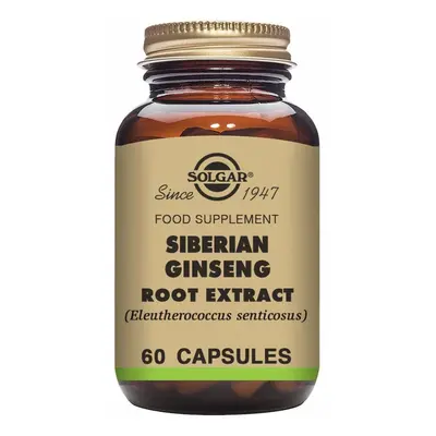 Solgar Siberian Ginseng Root Extract Vegetable Capsules - Pack of