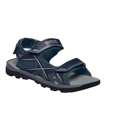 (11 UK, Navy/Dark Steel) Regatta Mens Kota Drift Open Toe Sandals