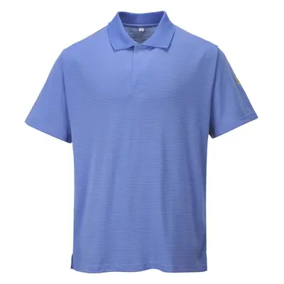 (Hospital Blue, L) Portwest Anti-Static ESD Polo Shirt