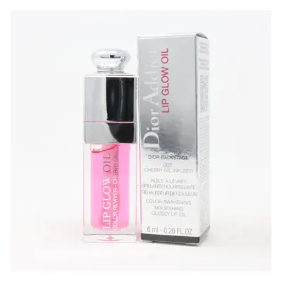 (007 Raspberry) Dior Addict Lip Glow Oil 0.2oz/6ml New With Box