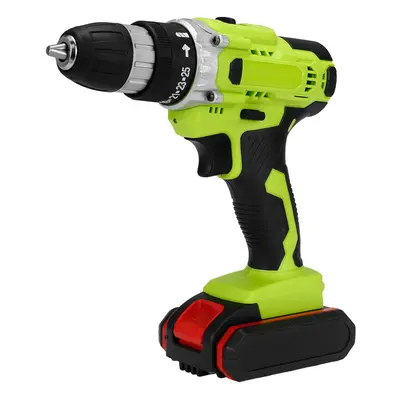 (One Battery, US Plug) in Multifunctional Cordless Electric Drill 48VF 25+3 3/8-Inch Chuck Impac