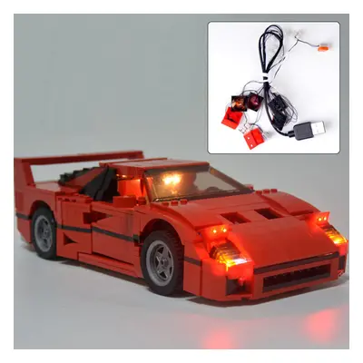 DIY LED Light Set Kit For Lego For F40 Car Building Blocks Lighting Parts