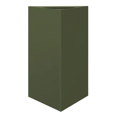 (olive green, x x cm/ pcs) vidaXL Garden Planters Outdoor Flower Pot Patio Planter Box Triangula