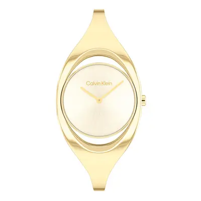 Calvin Klein Women's CK Elation Wristwatch Hand Gold Plated Minim