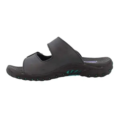 Skechers womens Reggae-jammin' Sandal Black/Black US