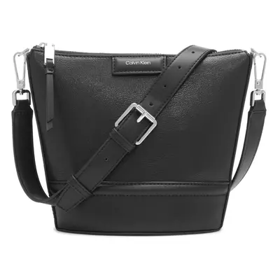 Calvin Klein Ash North/South Crossbody Black/Silver