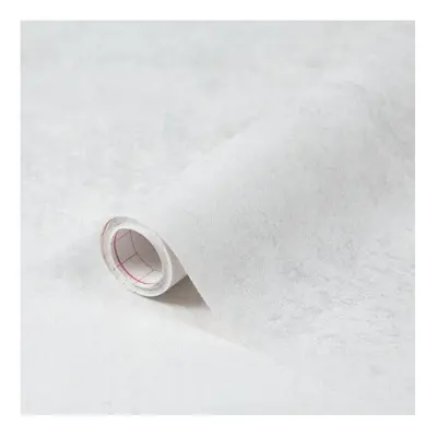 (10m) CONCRETE WHITE sticky back plastic vinyl wrap film (67.5cm wide)