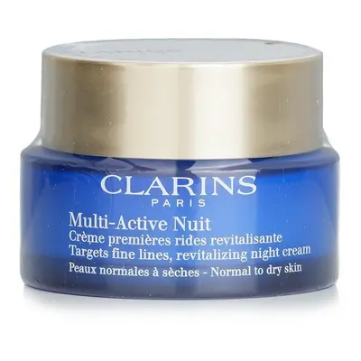 Clarins Multi-Active Night Targets Fine Lines Revitalizing Night Cream - For Normal To Dry Skin 