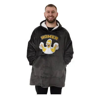 The Simpsons Blanket Hoodie (Mens Black)