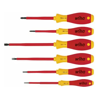 Wiha Series 320N Soft Finish Electric Screwdriver Set, Slotted, Pieces