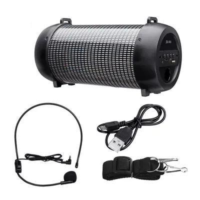 (Speaker + Headset) Portable Stereo Wireless Bluetooth 5W Speaker Subwoofer Bass Sound Box FM US