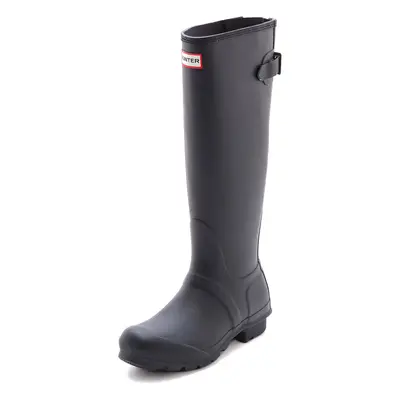 Hunter Footwear Women's Original Tall Back Adjustable Rain Boots Navy