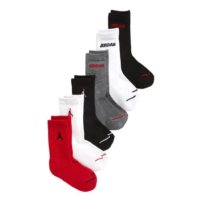 Jordan Boys 6-Pk. Crew Socks Shoe Size 3Y-5Y/Sock Size