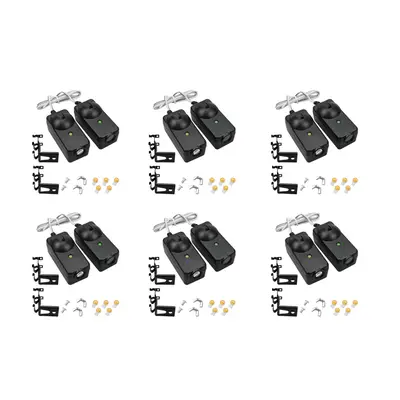 12Pcs Garage Door Opener Safety Sensor Beam Eyes Fit for Sears with Brackets