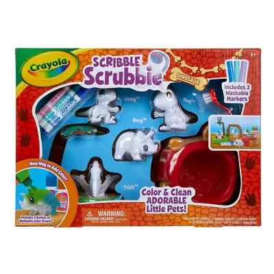 Crayola Scribble Scrubbie Pets Dinosaur Set Arts & Crafts for Ages t