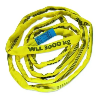 Braun 30081RS Circular Sling kg Load m Continuous with Polyester Core Yellow