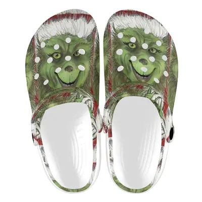 (Merry christmas grinch _9193) Garden Clogs Shoes for Mens & Womens & Kids Clog Slippers Sandals