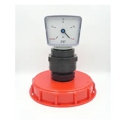 (3 Foot inches) Tank Top Fill Lid / Cap (6" Coarse Thread) with Float Level Gauge. Oil Tanks, IB