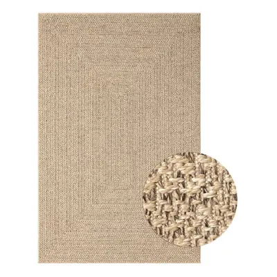 (160 x cm, square) vidaXL Rug Floor Carpet for Indoor and Outdoor Door Mat Kitchen Rug Jute Look