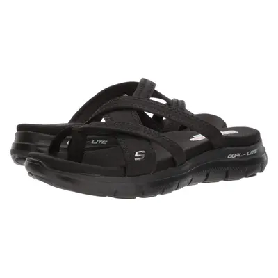 Skechers Cali Womens Flex Appeal 20Start up Sport Sandal blackblack M US