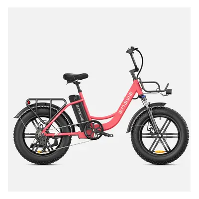 (Red) ENGWE L20 Step-Through Electric Bicycle 250W 13Ah