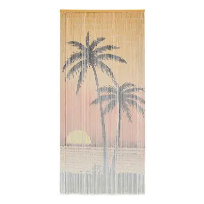 vidaXL Insect Door Curtain Bamboo 90x200cm Elegant Quiet Mosquitoes Fly Screen