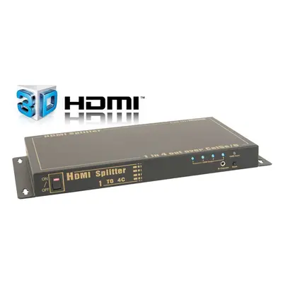 kenable HDMI Distribution Splitter Extender Over RJ45 Input to Outputs 3D