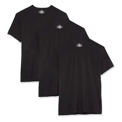 Calvin Klein Men's Cotton Stretch Undershirt Packs Black-Crewneck