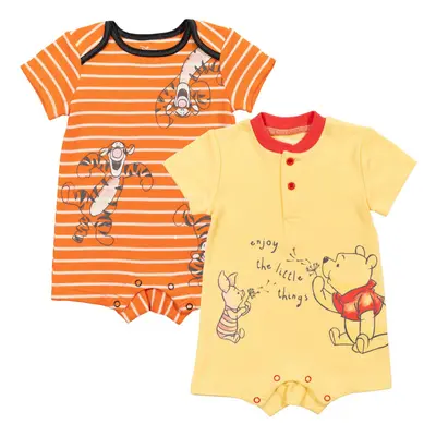 Disney Winnie the Pooh Tigger tiger pig Newborn Baby Boys Pack Rompe