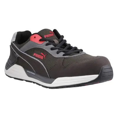 (12 UK, Ivory/White/Red) Puma Safety Mens Frontside Ivy Low Safety Trainers